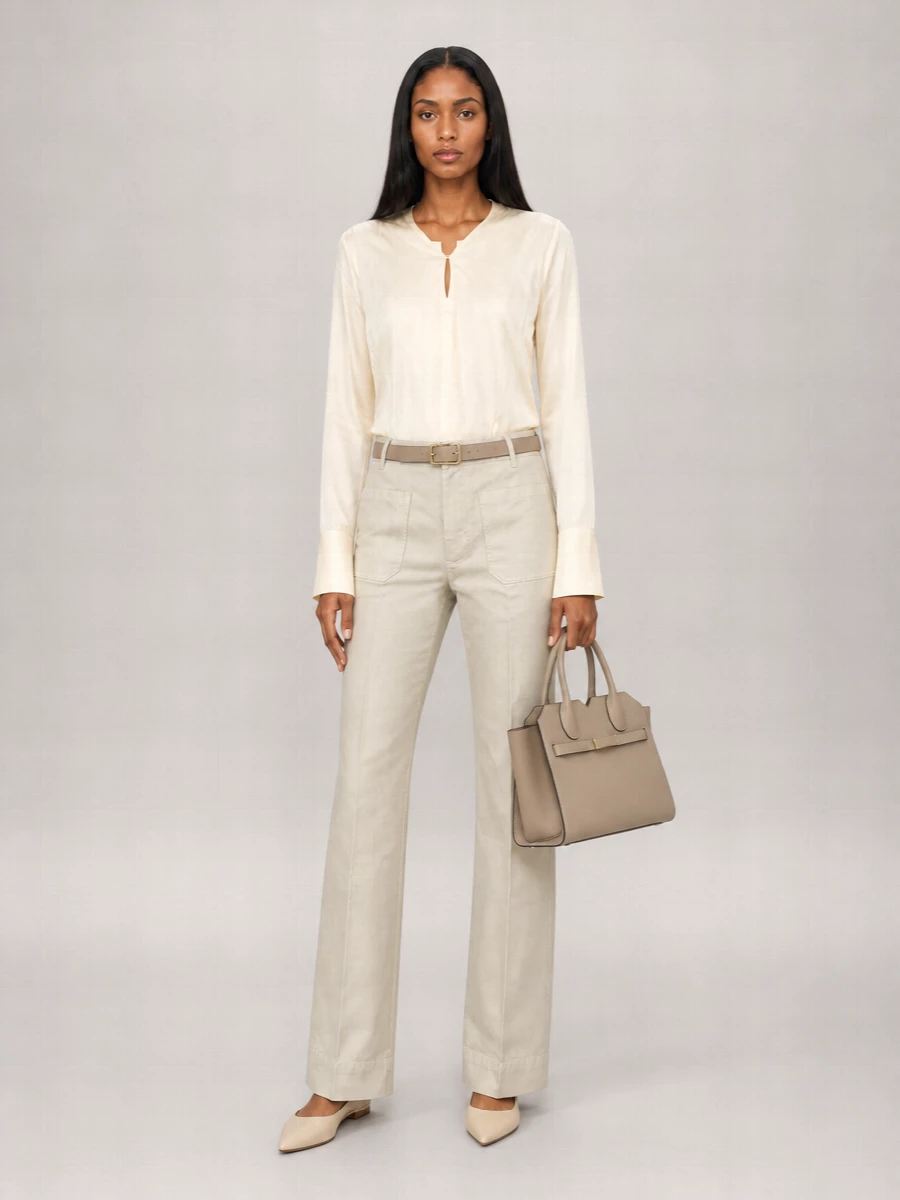 Victoria Beckham Denim Straight-Leg Jeans