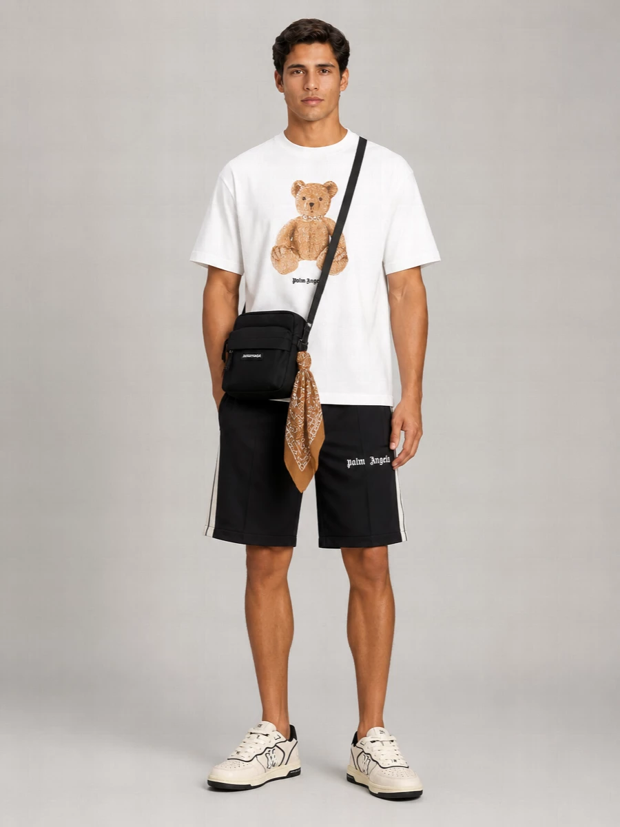 Palm Angels Cotton Oversized T-Shirt
