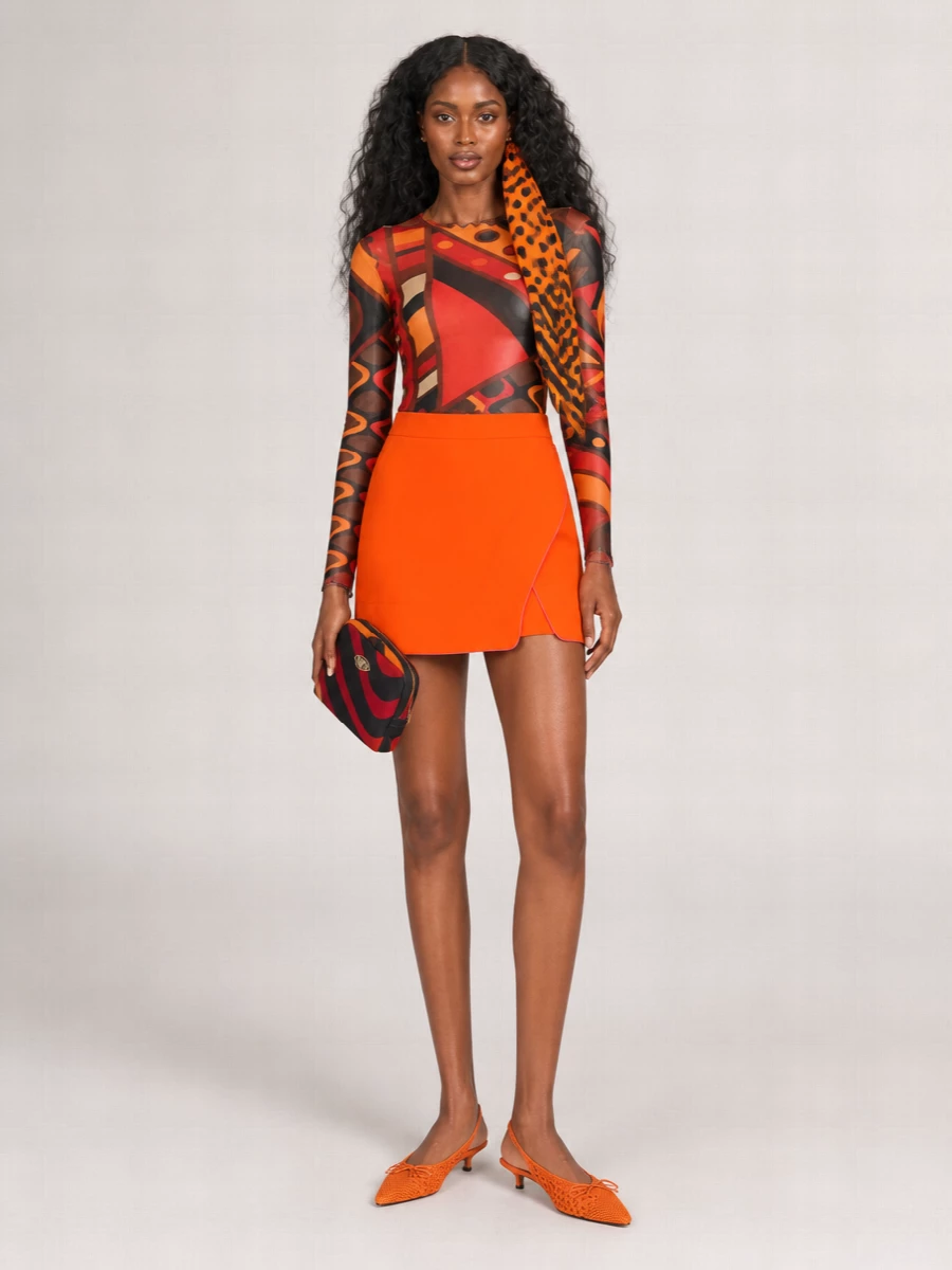 Valentino Garavani Silk Printed Bandeau Scarf