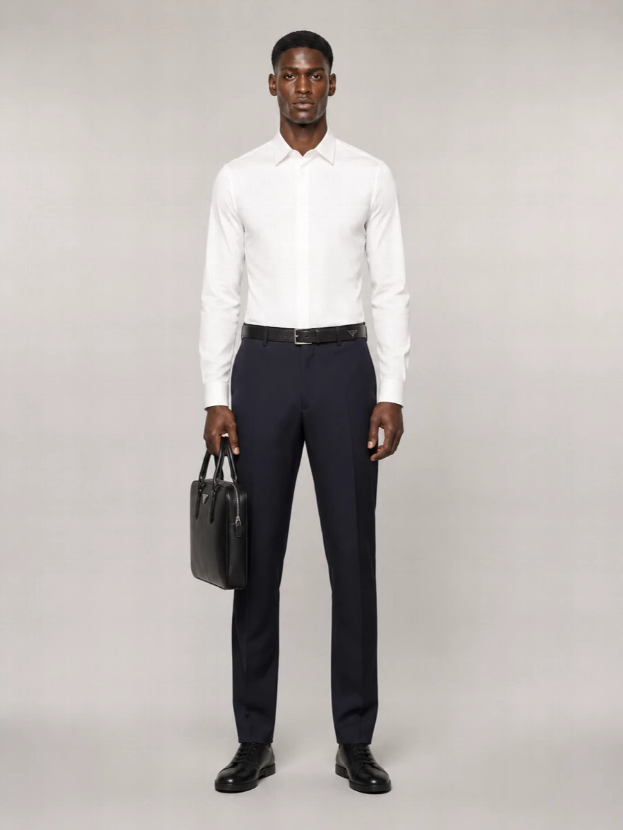 Jil Sander Wool Tailored Trousers