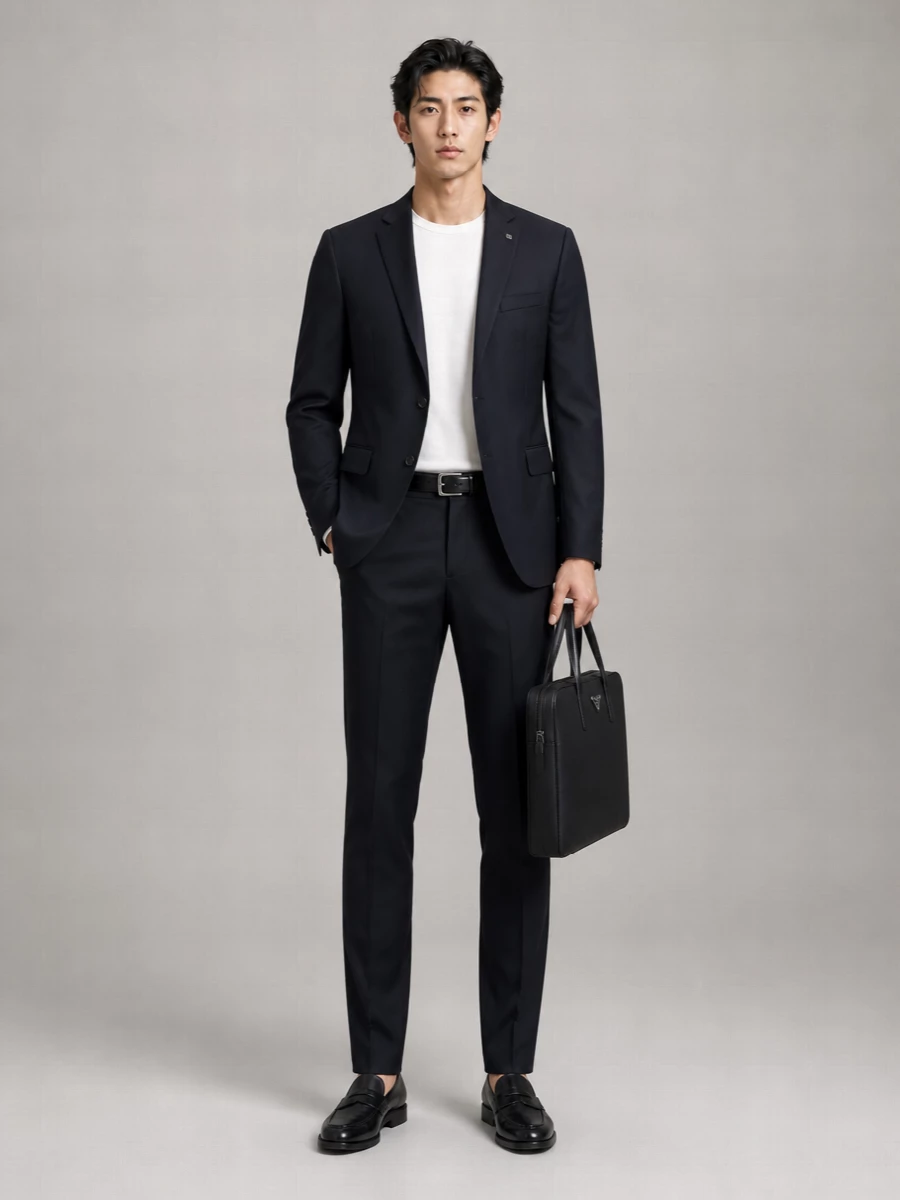 Pt Torino Virgin Wool Tapered Trousers