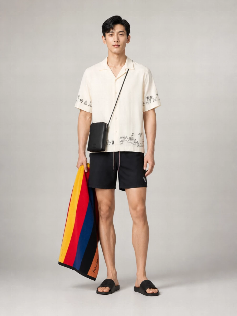 Paul Smith Logo Swim Shorts