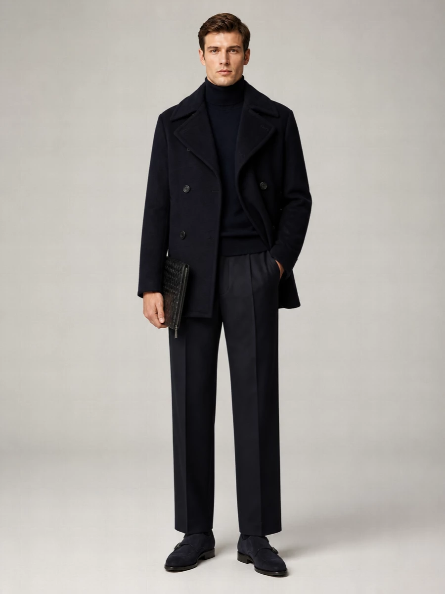Etro Wool Peacoat
