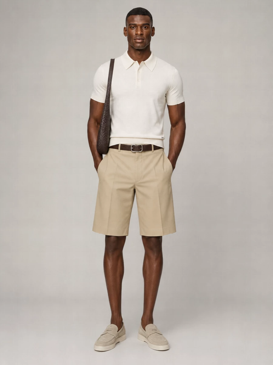 Prada Cotton Tailored Bermuda Shorts