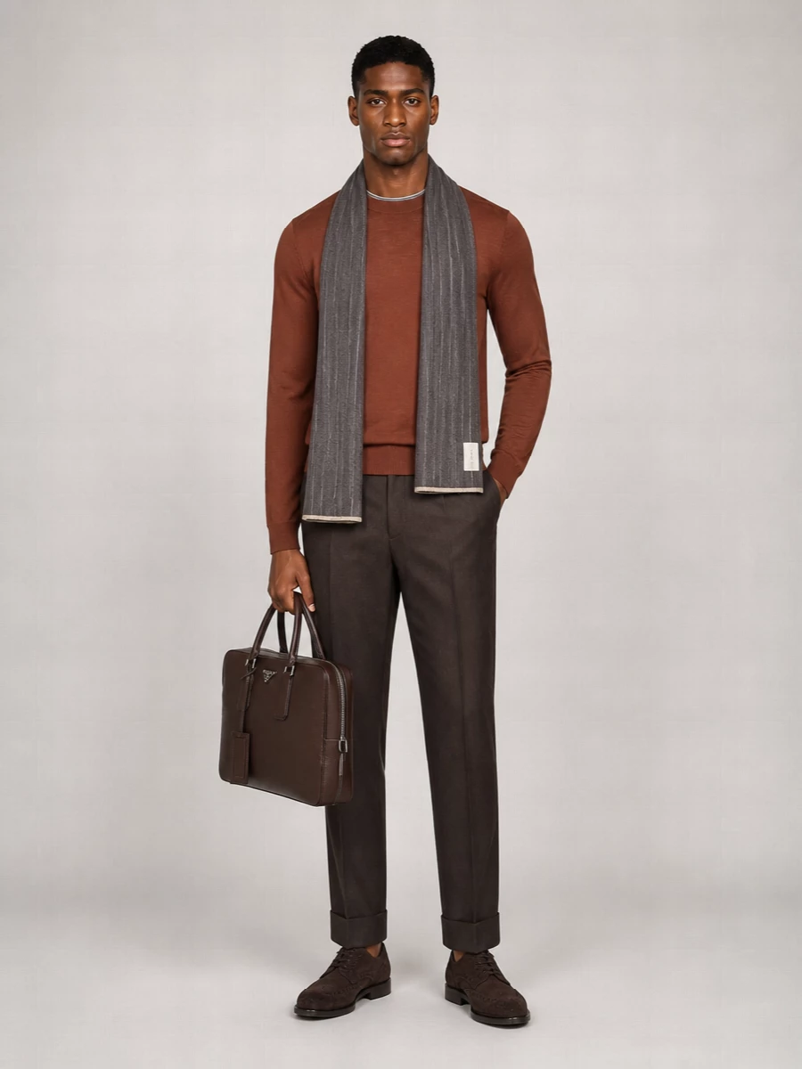 Paul Smith Merino Wool Crew-Neck Sweater