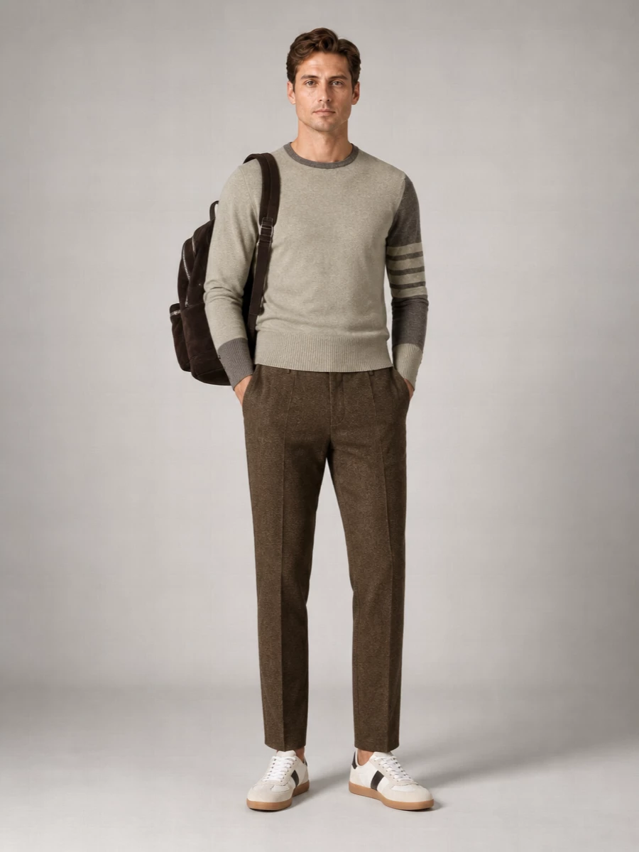Santoni Suede Backpack