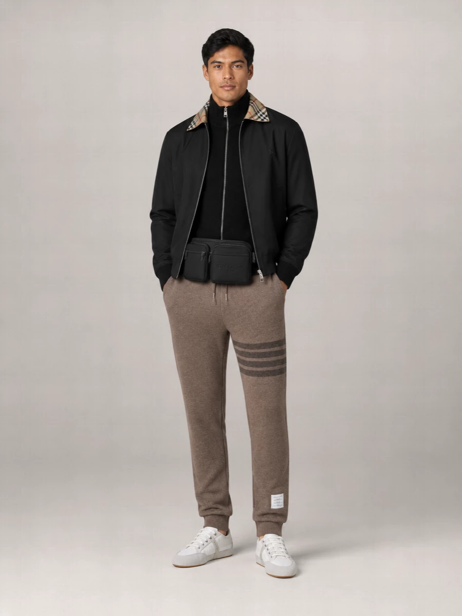 Givenchy Two Tone Nylon And Suede Low Top Sneakers