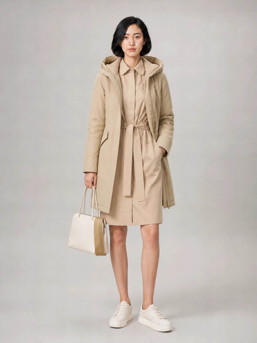 Woolrich Arctic Parka Single-Breasted Coat
