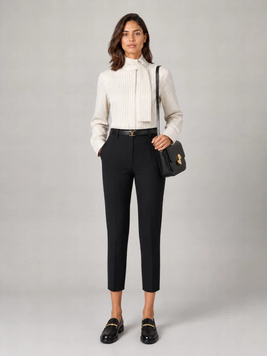 Patou Denim Cropped Trousers