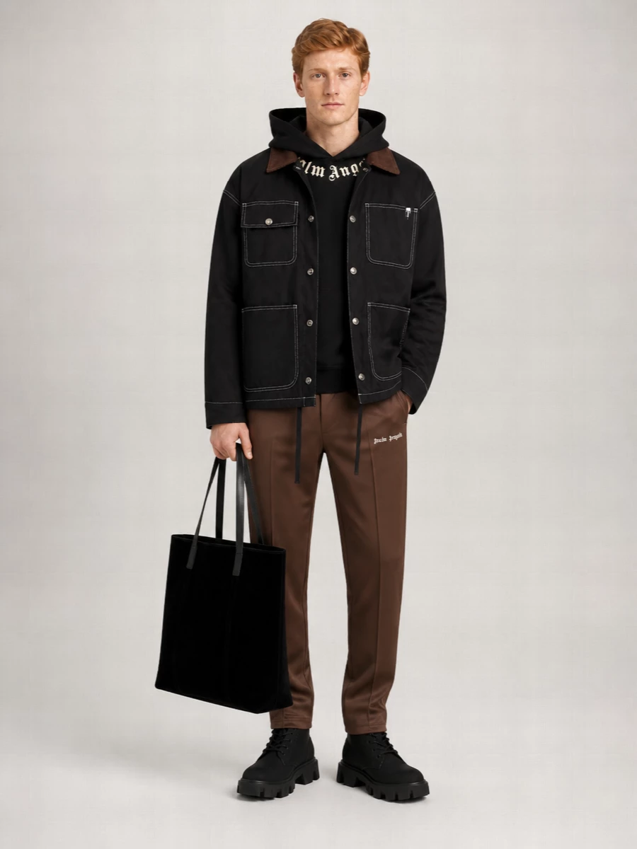 Palm Angels logo field jacket