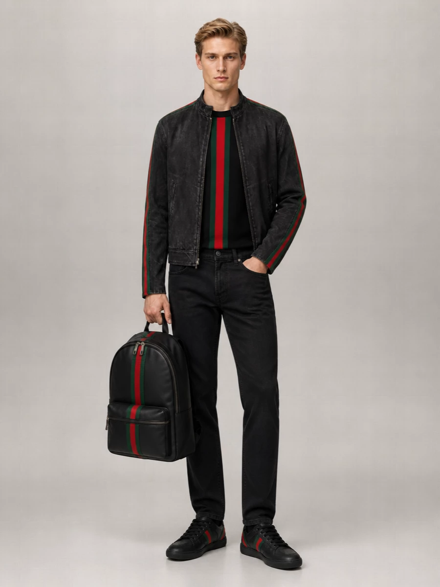 Gucci Leather Backpack