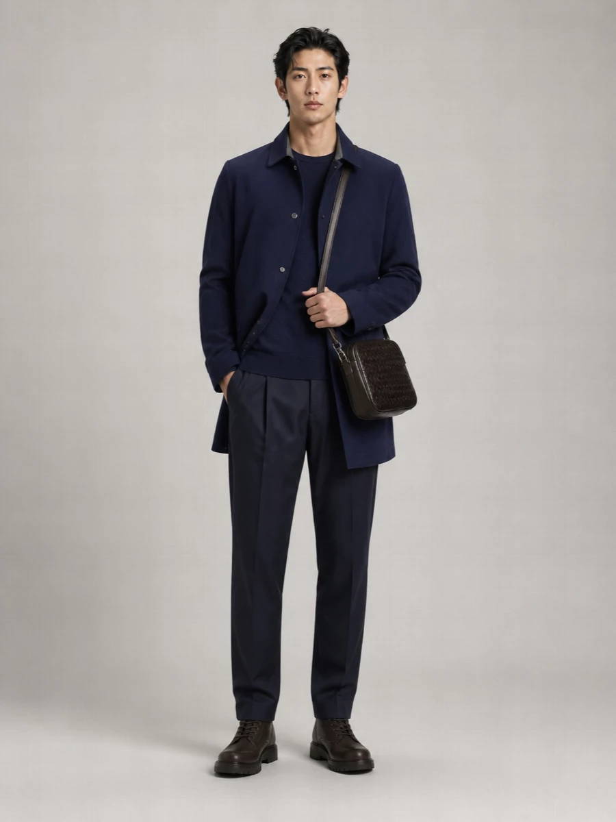 Brunello Cucinelli Wool Single-Breasted Coat