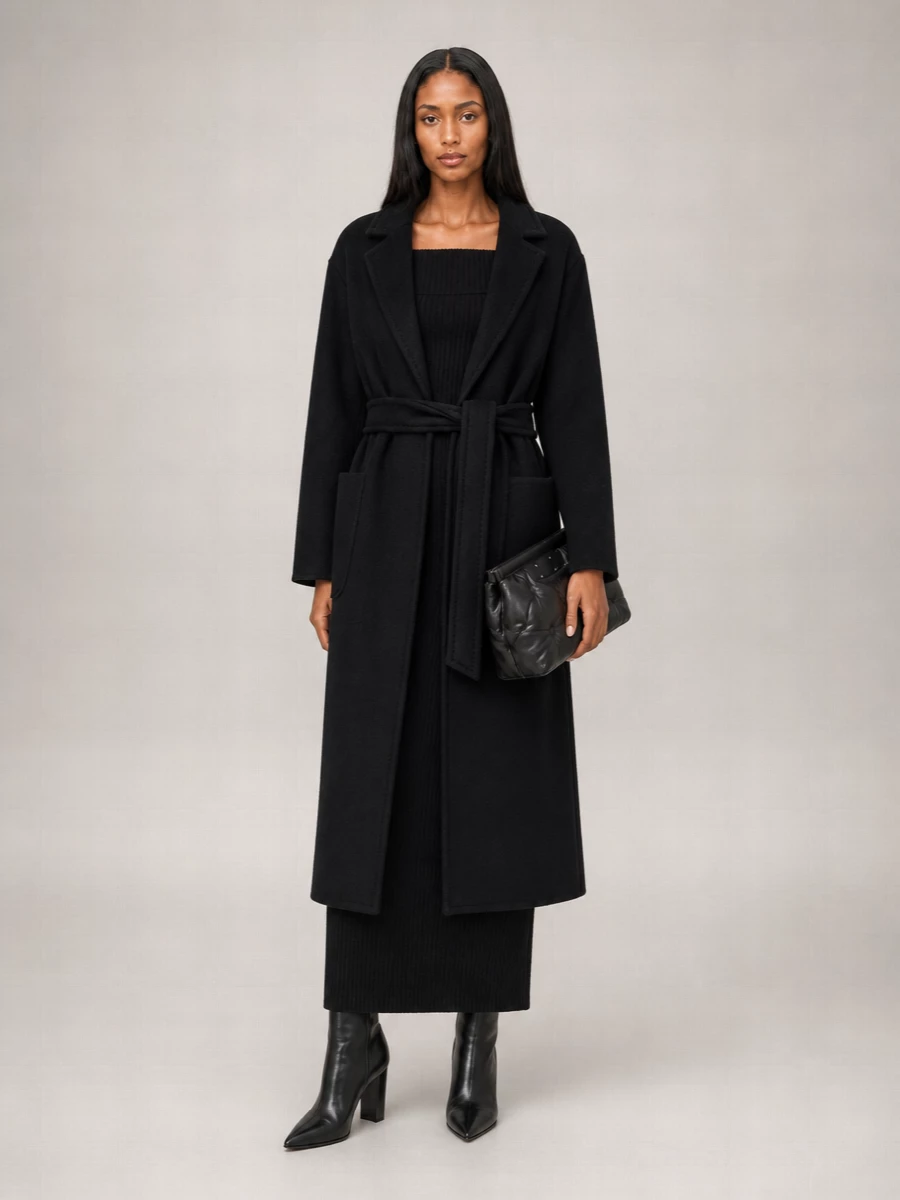 S Max Mara Wool Belted Coat
