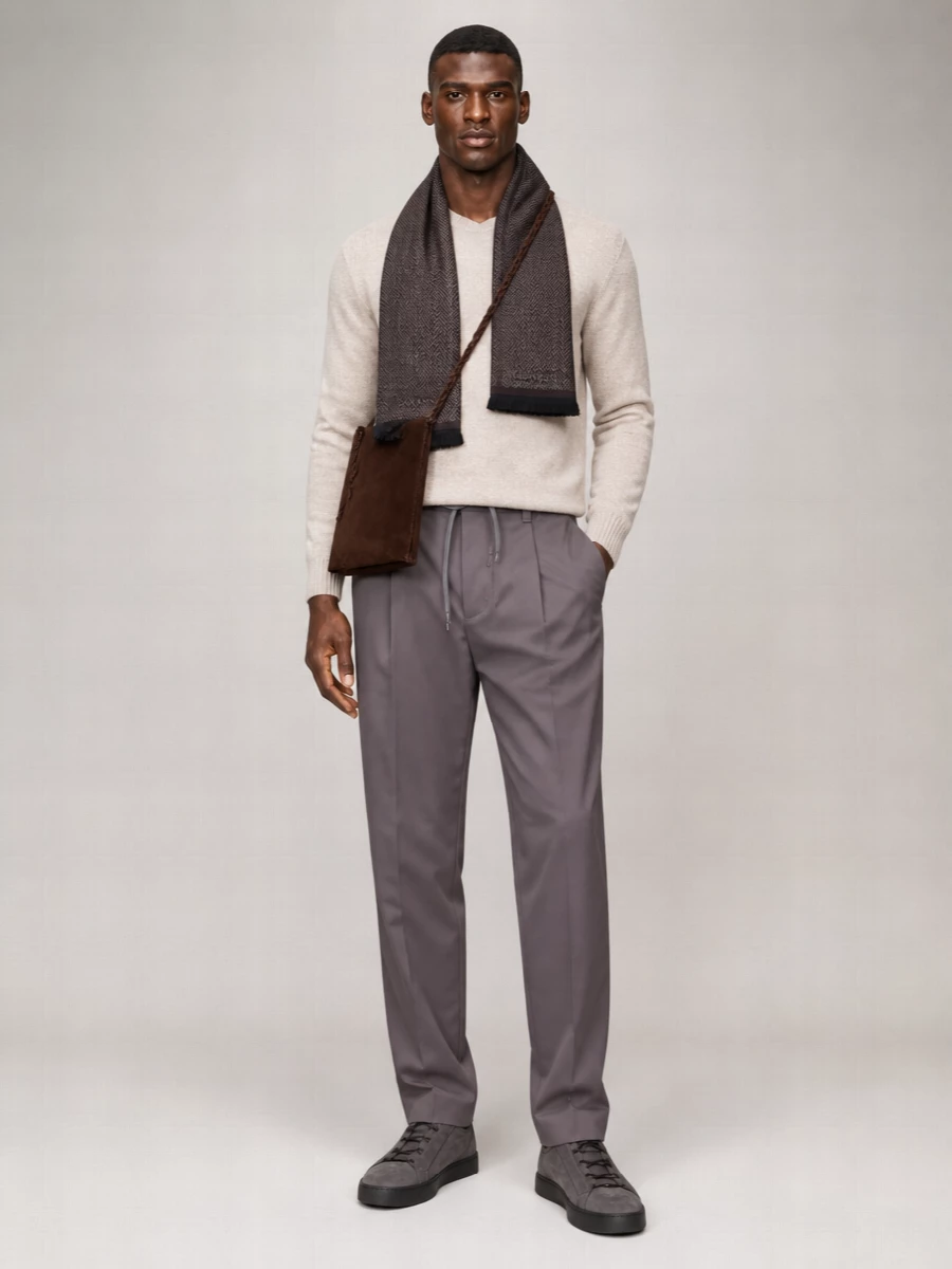 Herno Regular-Fit Straight-Leg Trousers