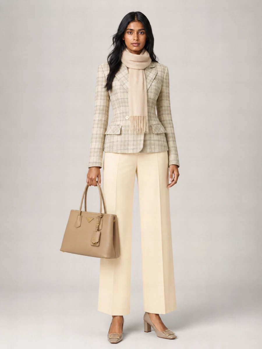 Magda Butrym Embroidered Cotton Blazer
