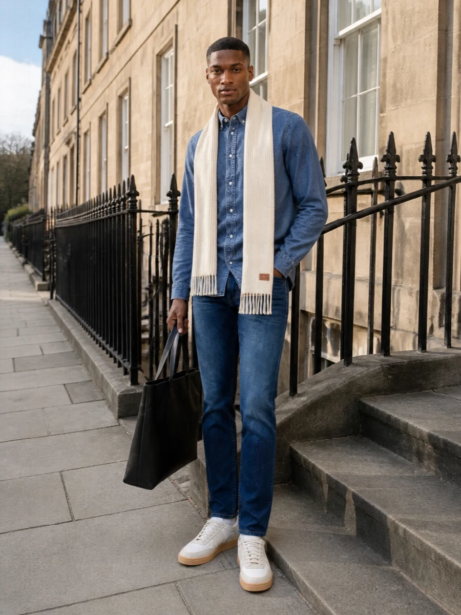 Les deux denim shirt boss jeans paul smith sneakers