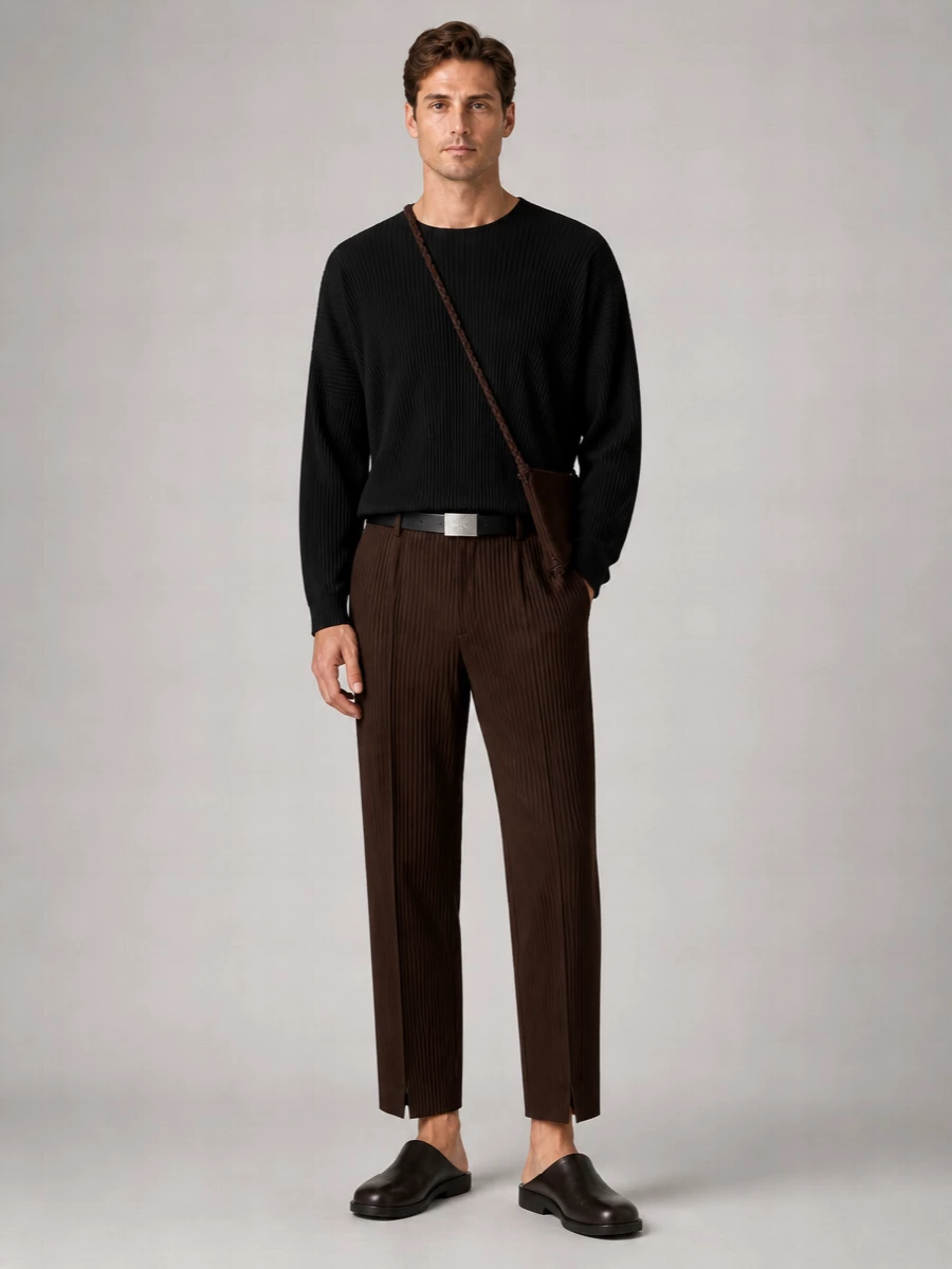 Homme Plisse Issey Miyake straight-leg trousers