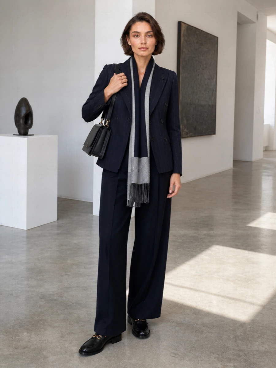Lardini pinstripe blazer blaze milano trousers