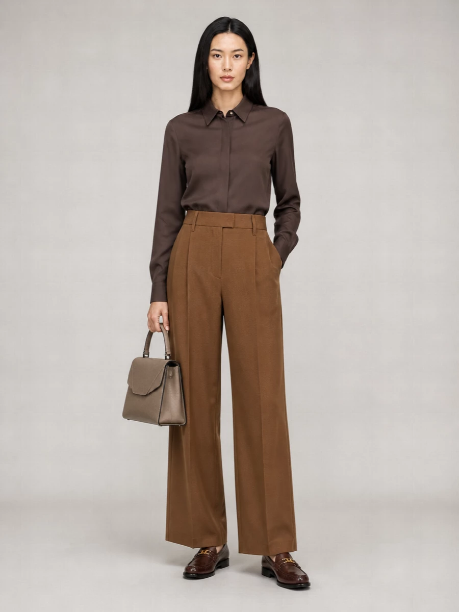 Valextra Iside Mini Leather Shoulder Bag