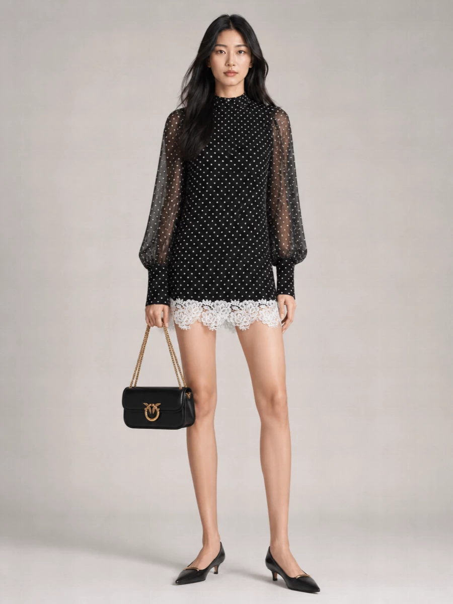 Pinko Love Bag Small Leather Shoulder Bag