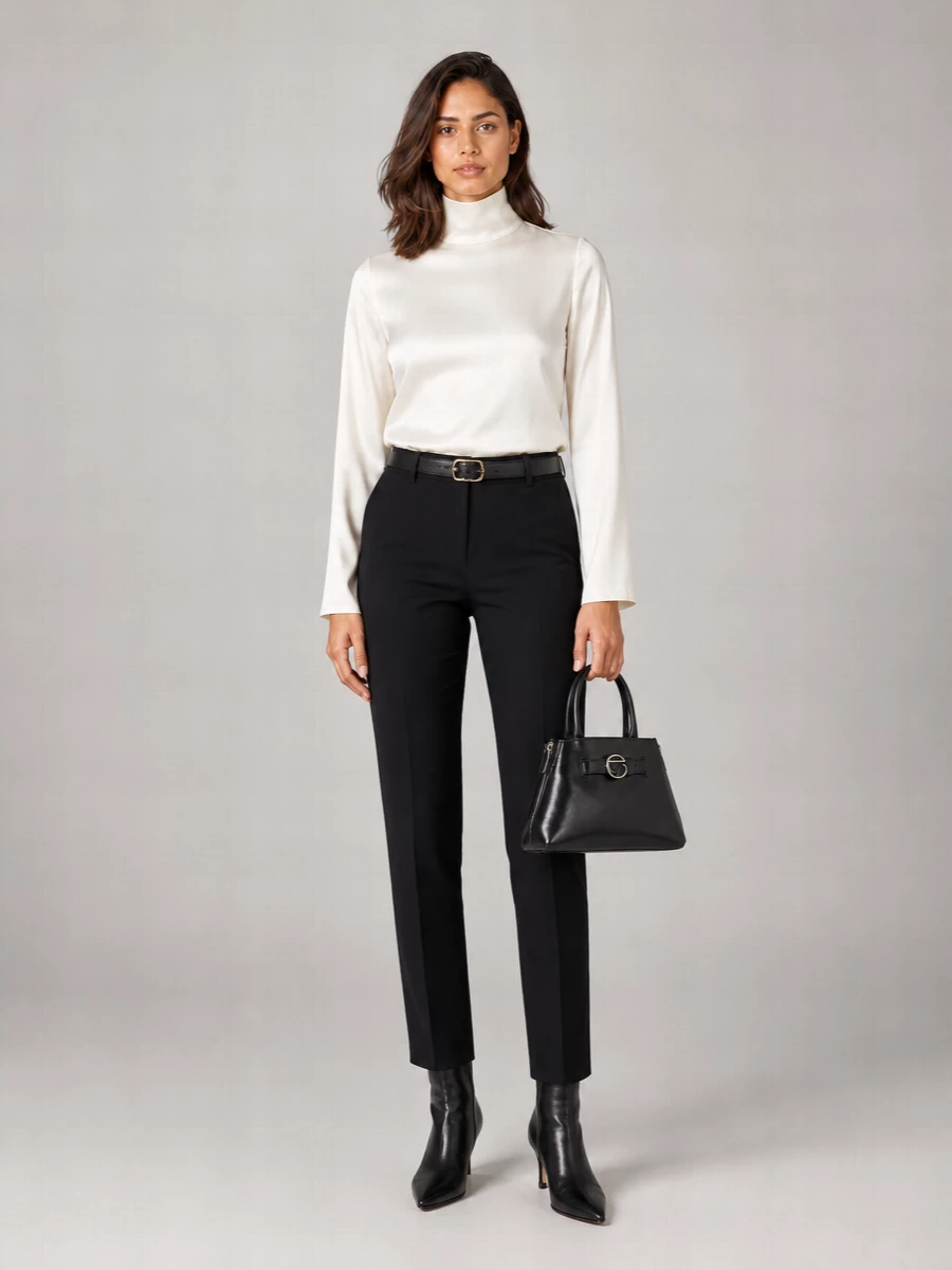 Róhe High-Rise Cigarette Trousers