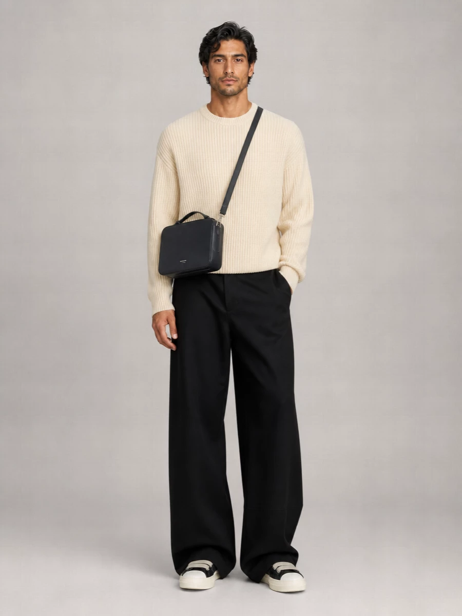 Rick Owens Leather Low-Top Sneakers