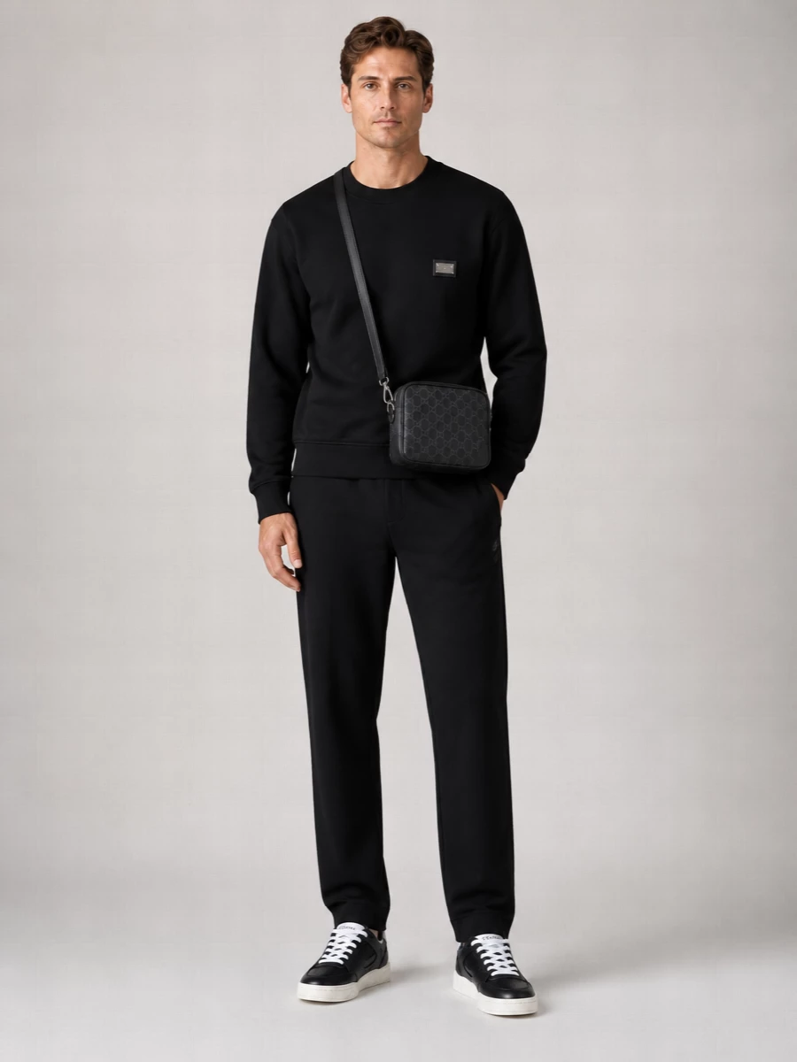 Celine Leather Mesh Low-Top Sneakers