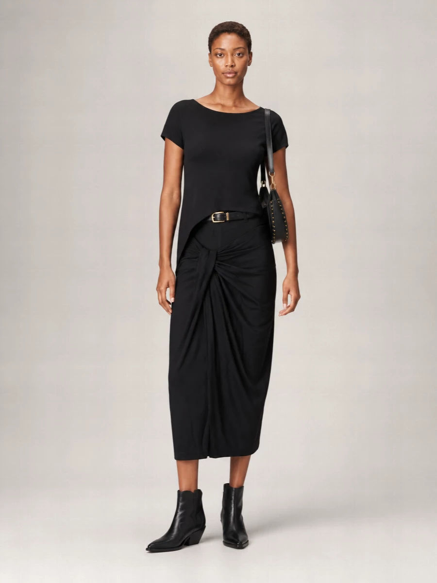 Isabel Marant Etoile Asymmetric Draped Skirt