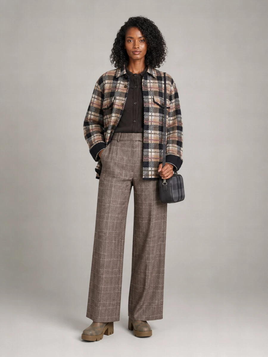 Burberry Check Ankle Boots