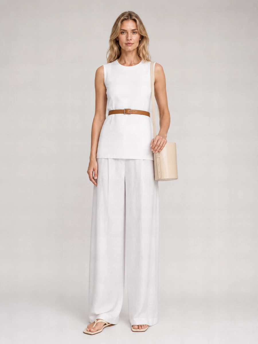 Semicouture Silk Wide-Leg Shorts