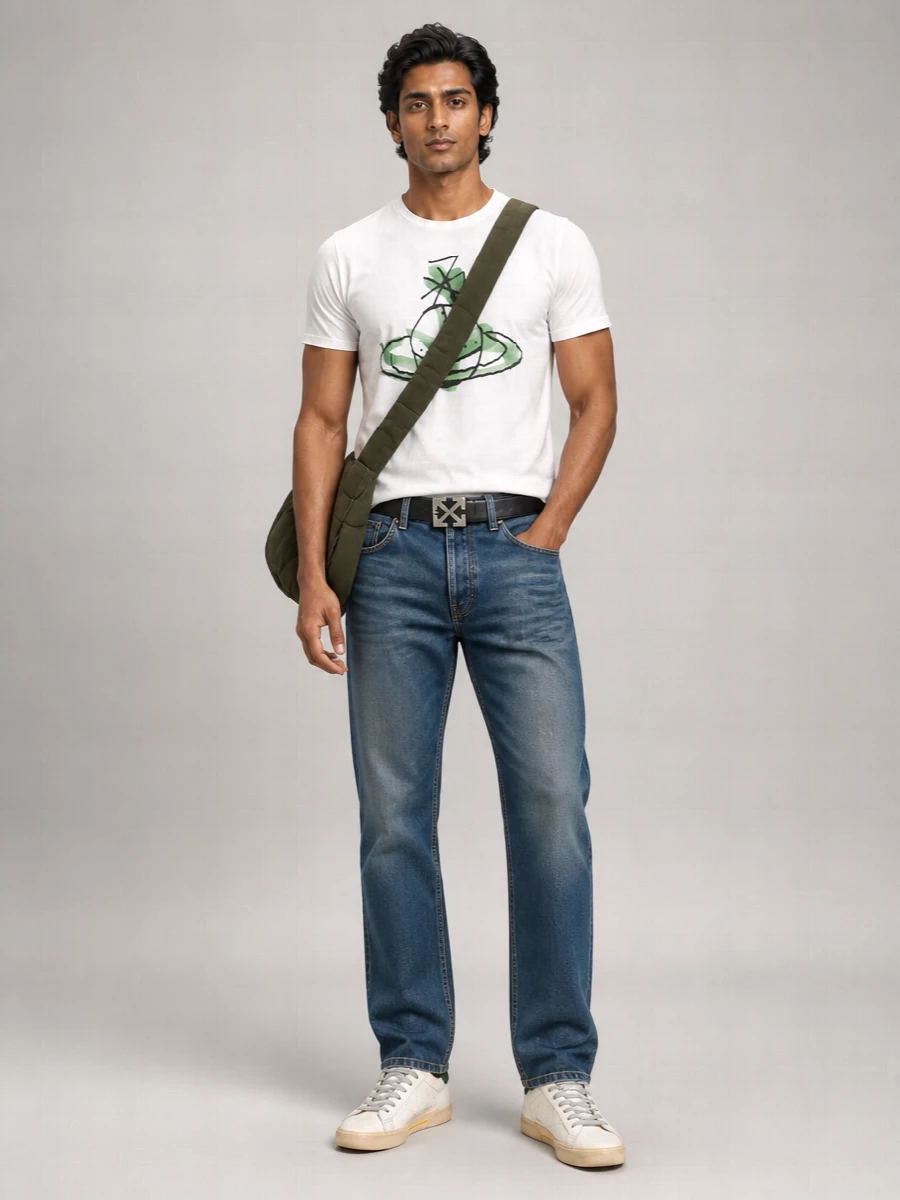 Vivienne Westwood Cotton Crew-Neck Short-Sleeve Logo-Print T-Shirt