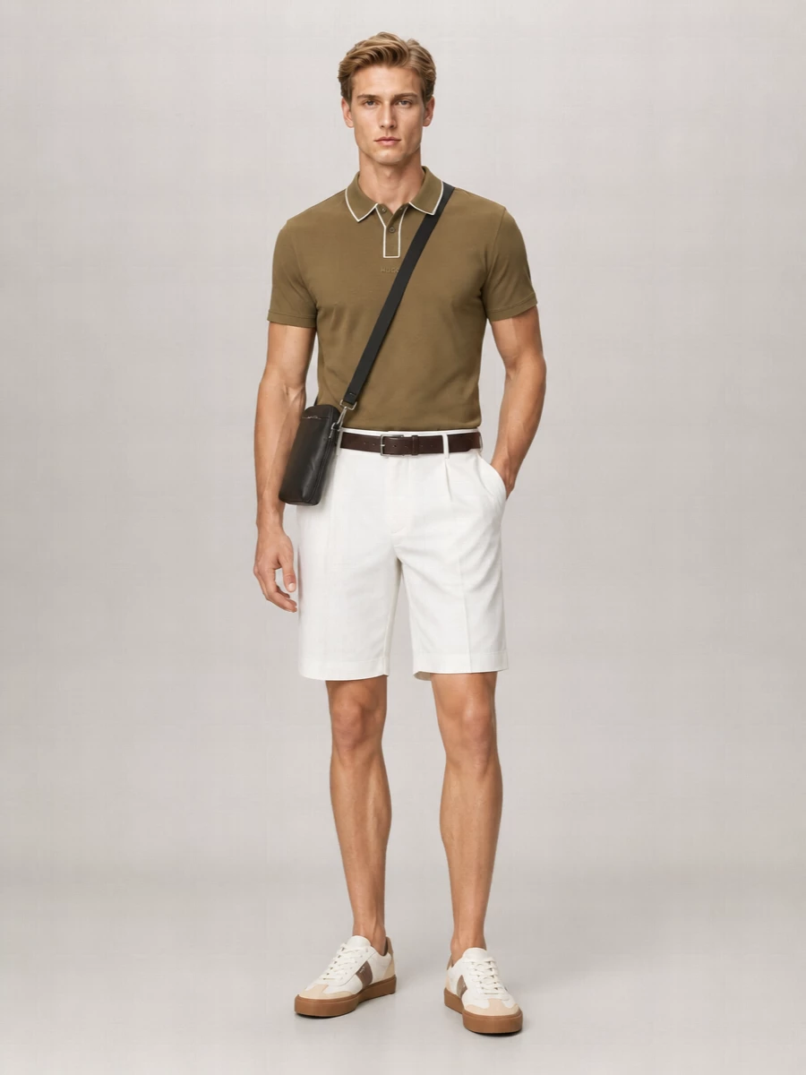 Boss Cotton Short-Sleeve Polo Shirt