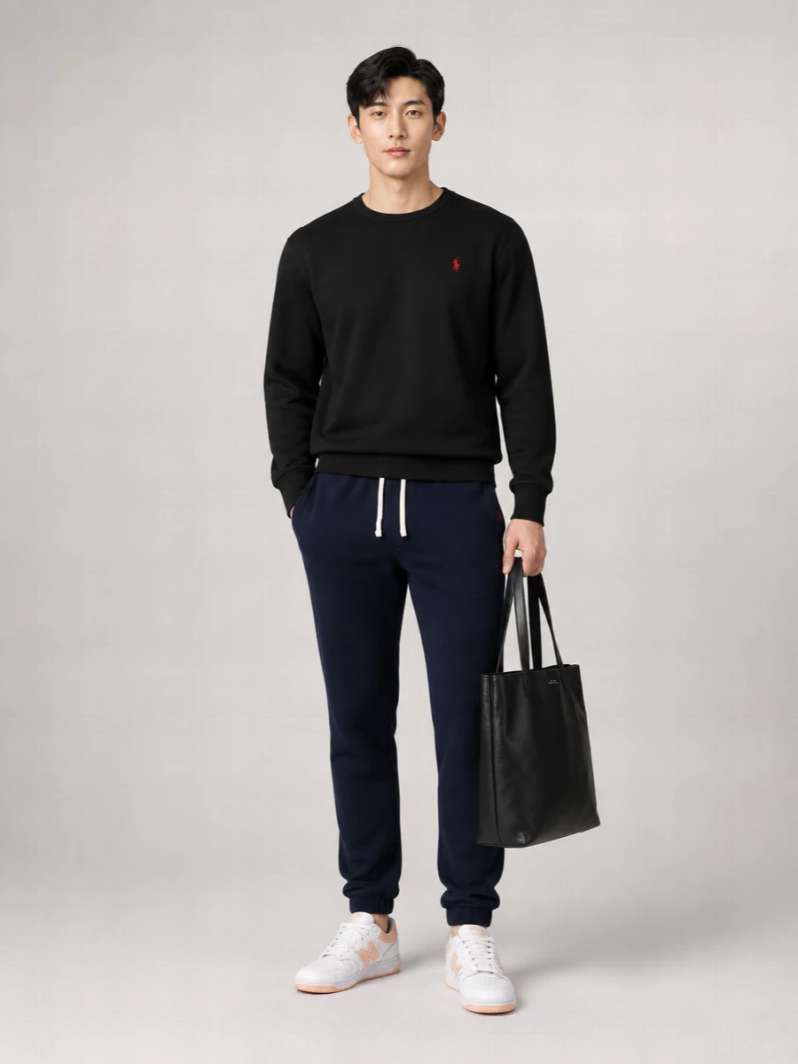 Polo Ralph Lauren Cotton Blend Fleece Crewneck Sweatshirt