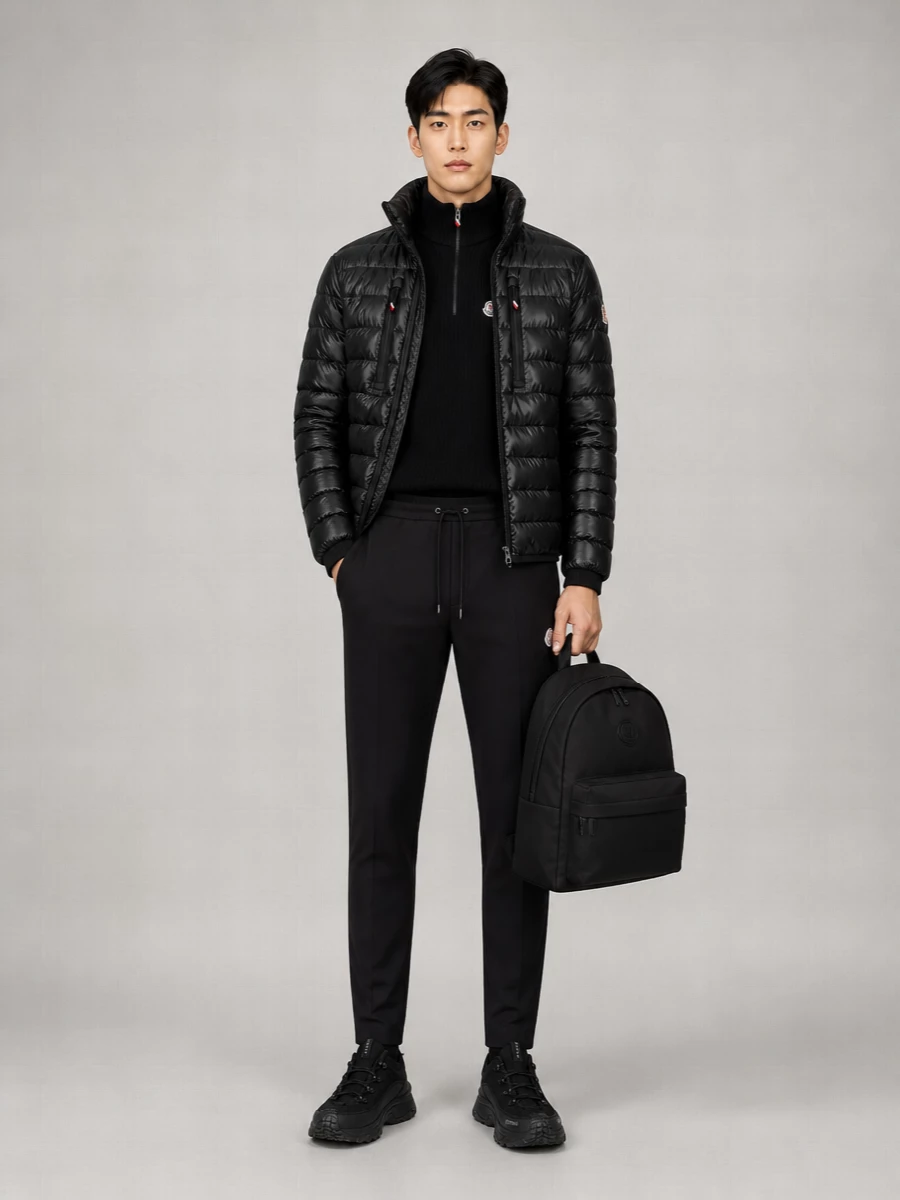 Moncler Grenoble Nylon Down Puffer Jacket