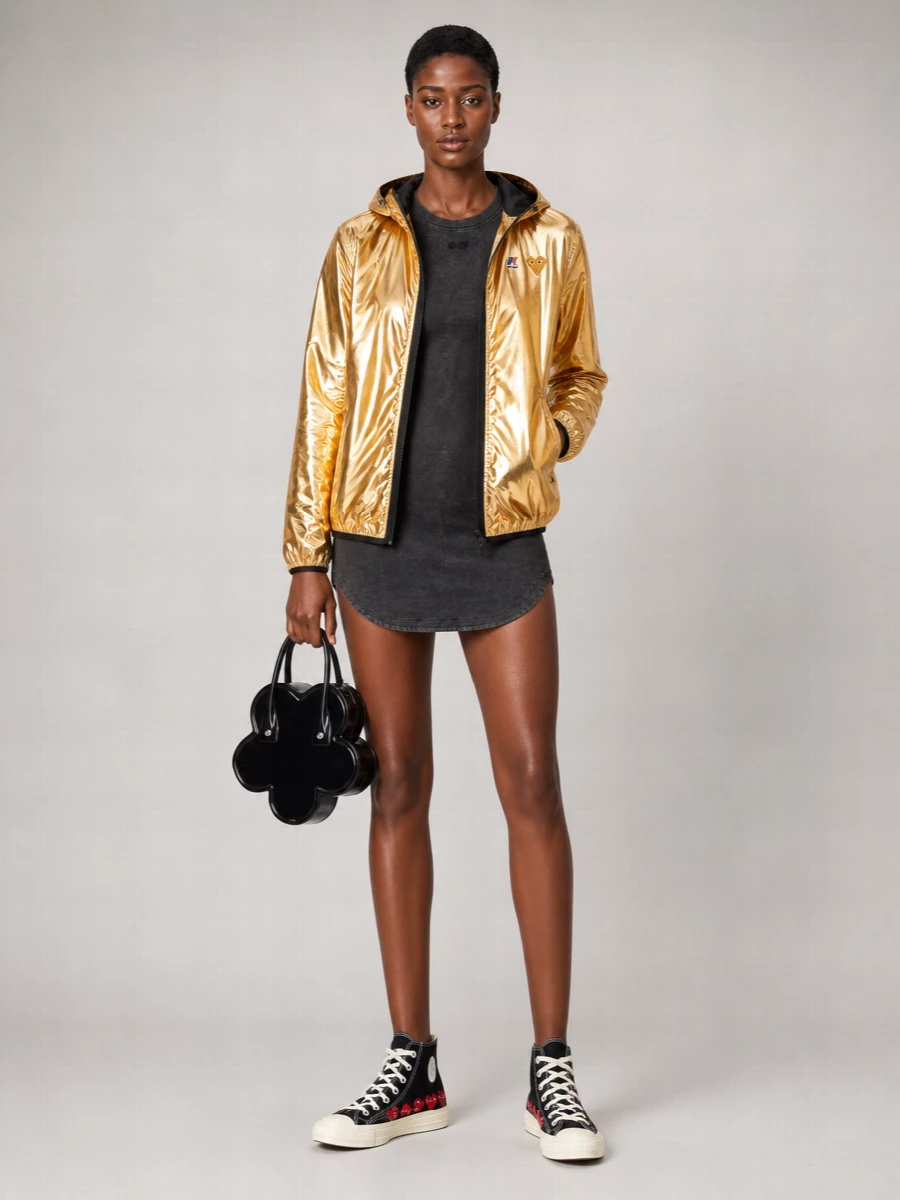 Comme Des Garçons Play Nylon Bomber Jacket