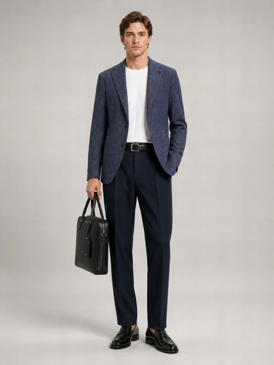 Pt Torino Virgin Wool Straight-Leg Tailored Trousers