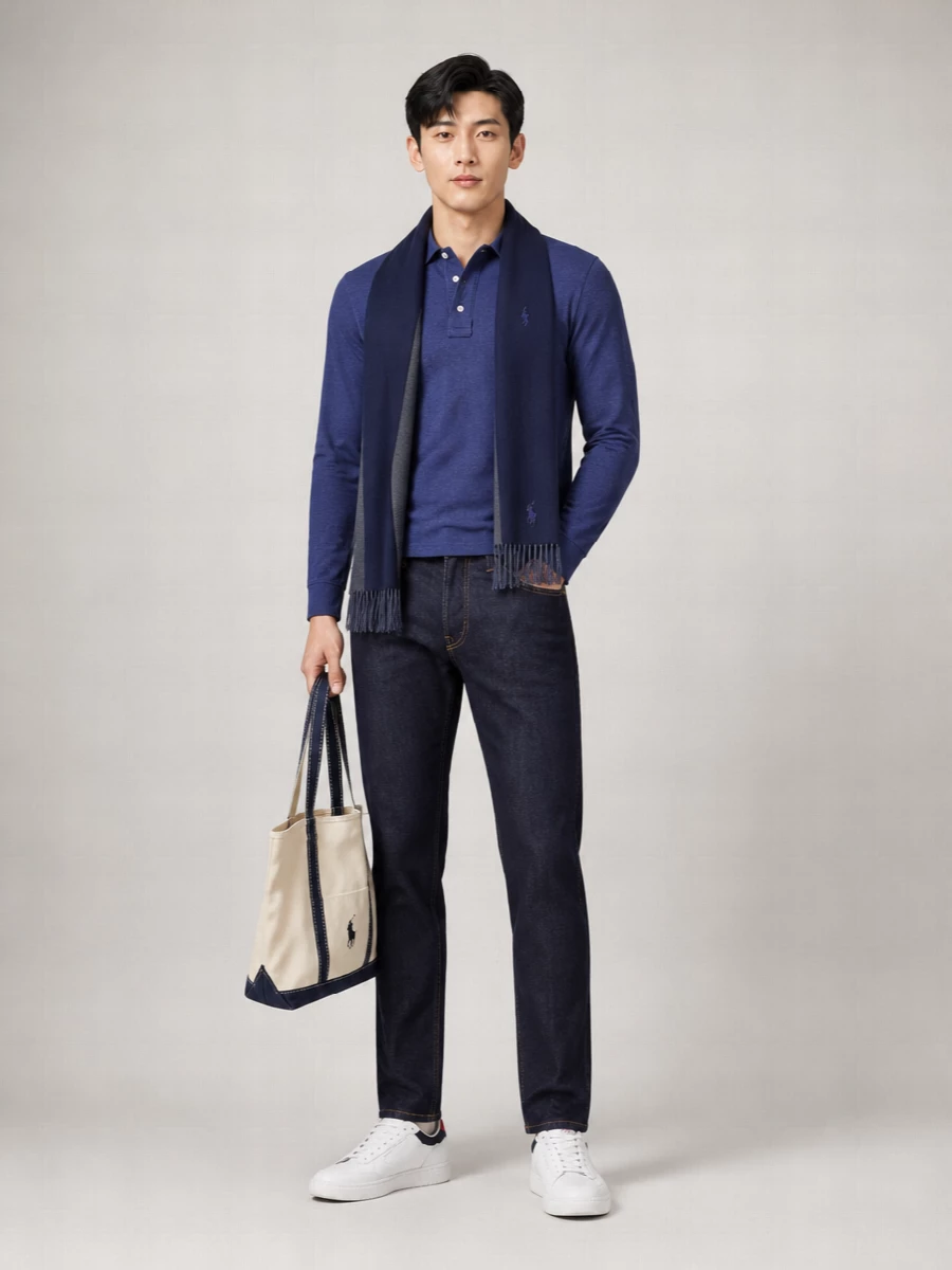 Polo Ralph Lauren Cotton Long-Sleeve Knit Shirt