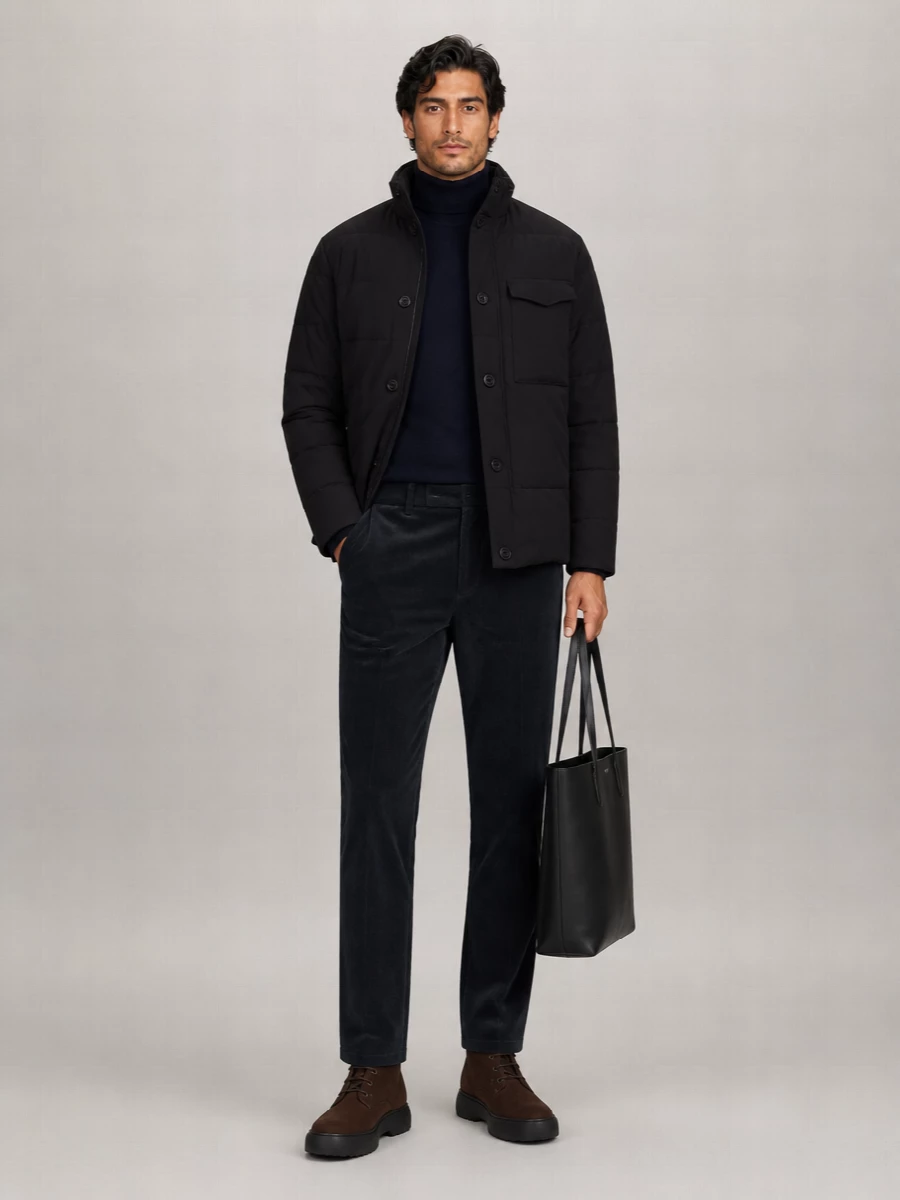 Paul Smith Cropped Down Puffer Jacket