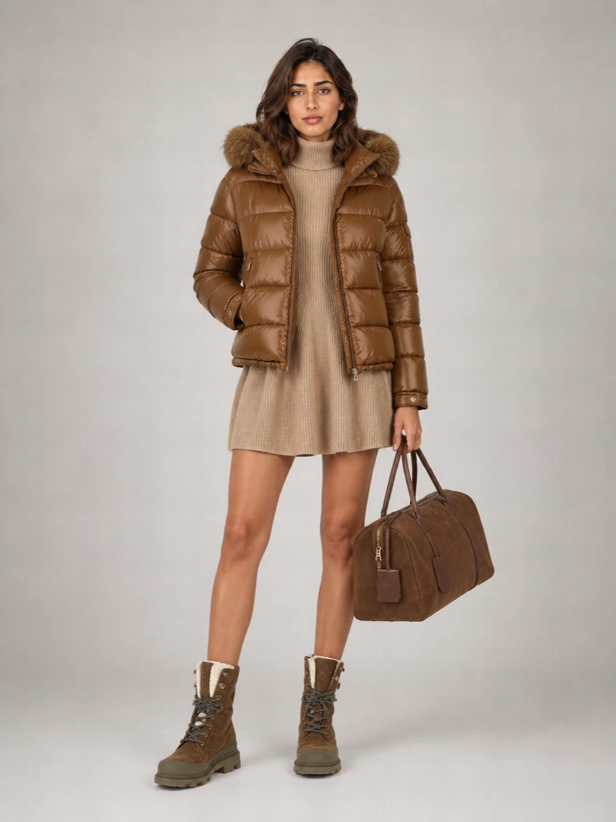 Moncler Down Short Puffer Jacket