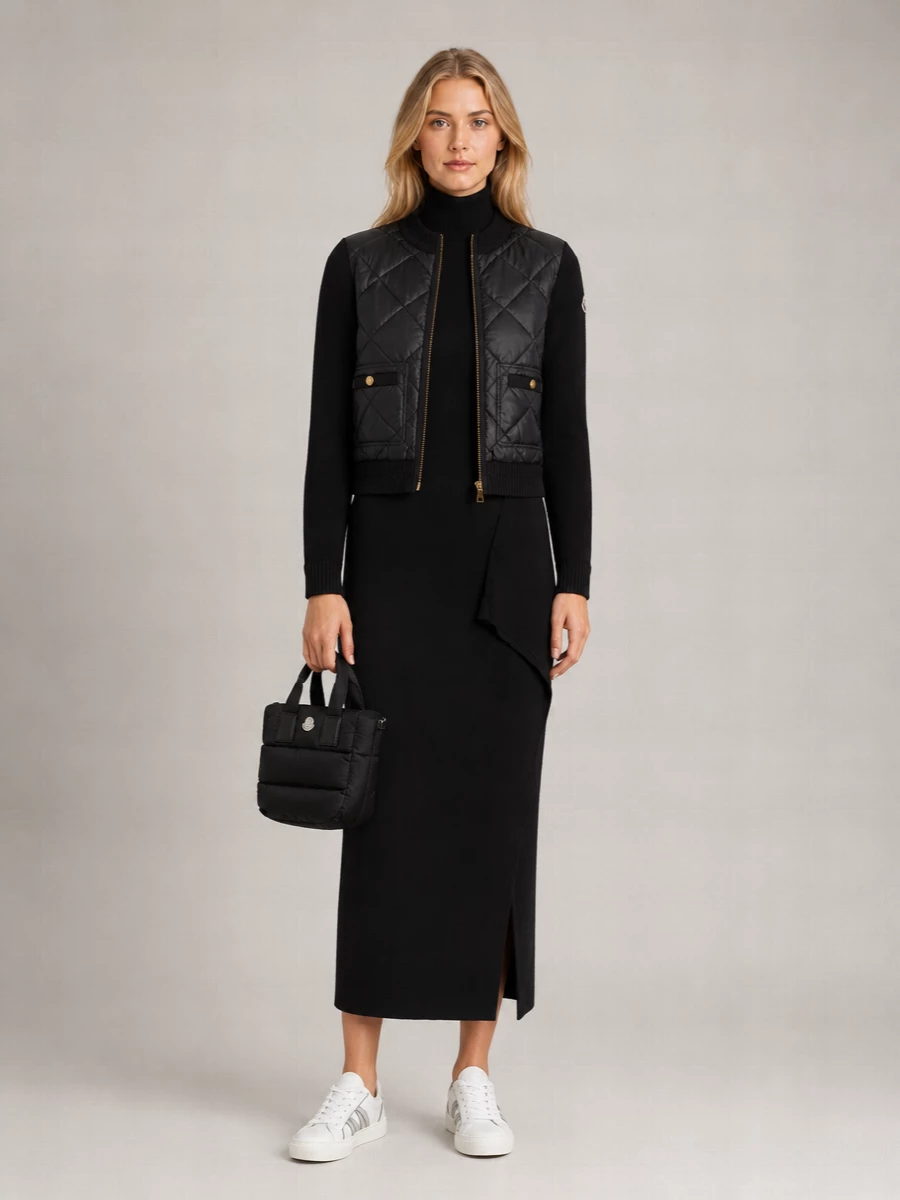 Moncler Down Cropped Jacket