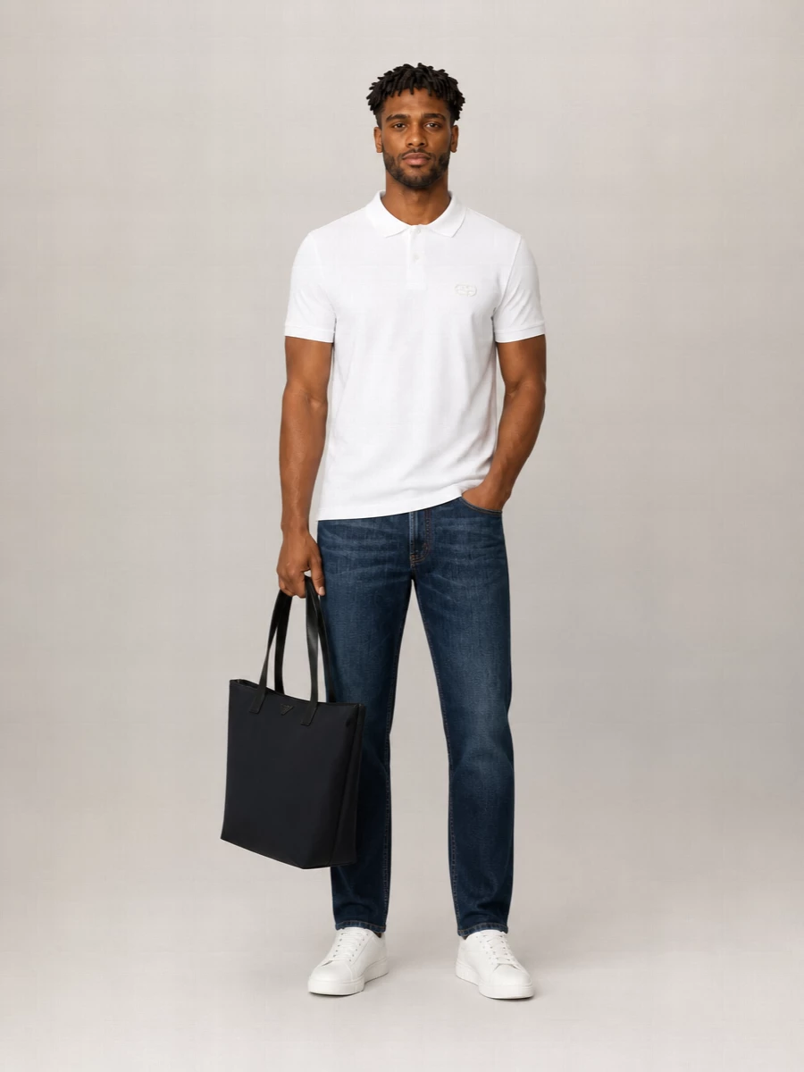 Emporio Armani Leather Low-Top Sneakers