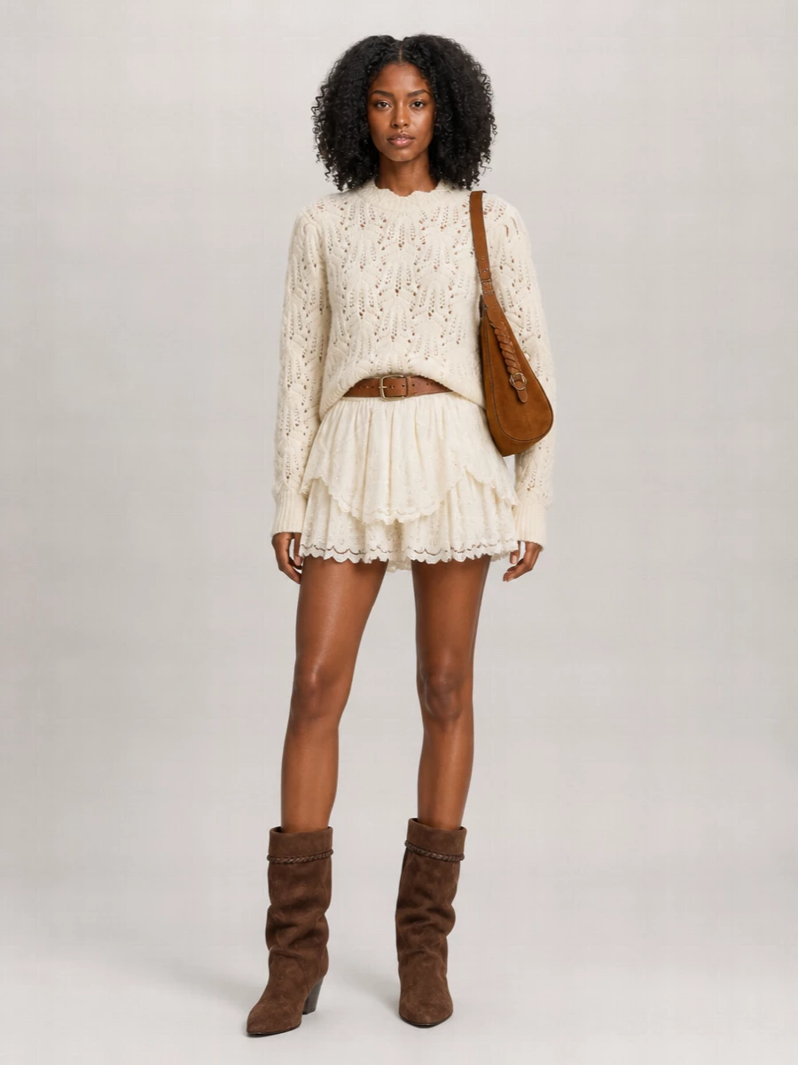 Isabel Marant Etoile cotton mini skirt