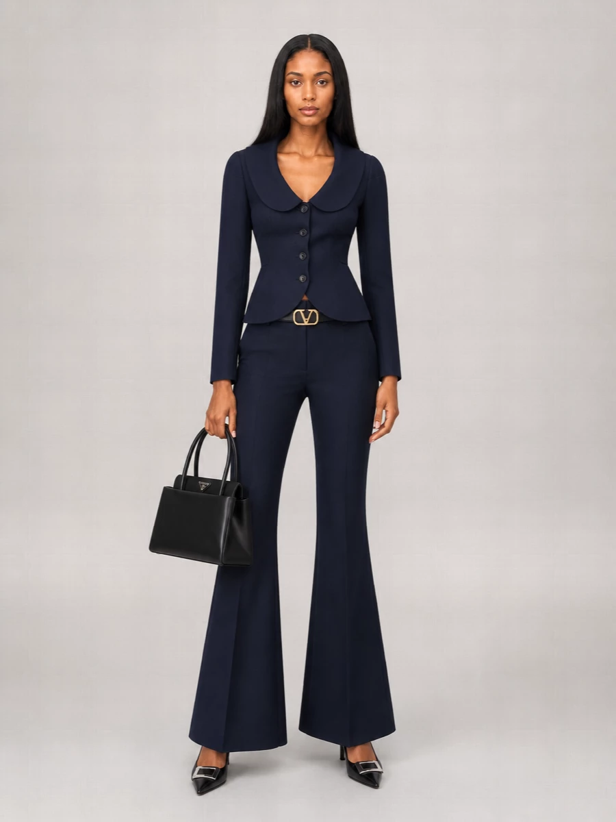 Vivienne Westwood Wool Wide-Leg Trousers