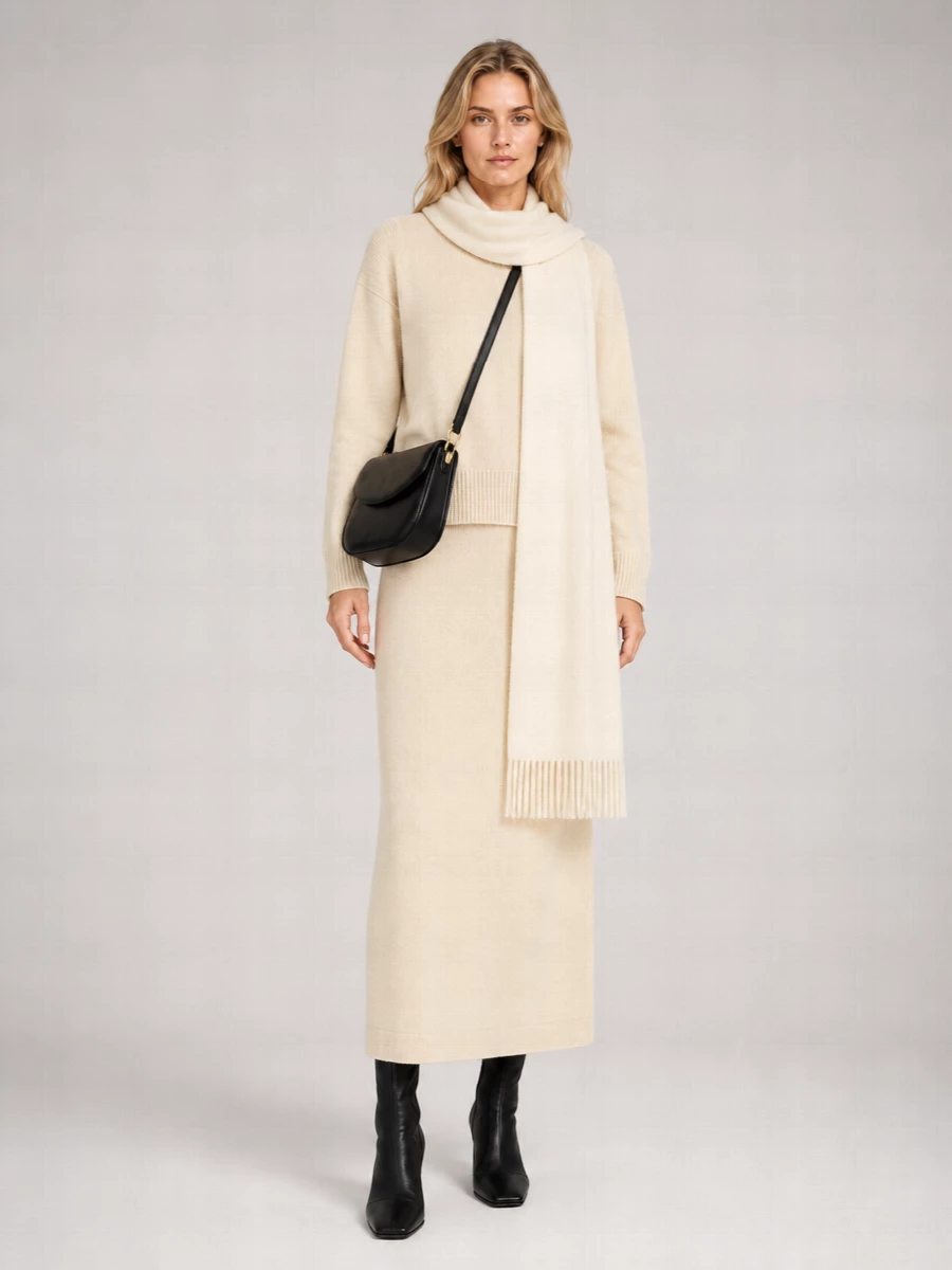 Jil Sander Wool Cashmere Regular-Fit Crewneck Jumper