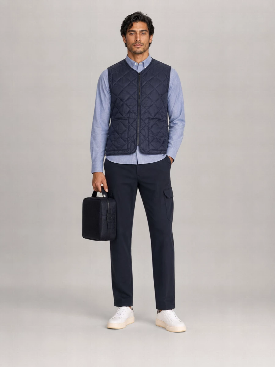 Baracuta Quilted Sleeveless Vest