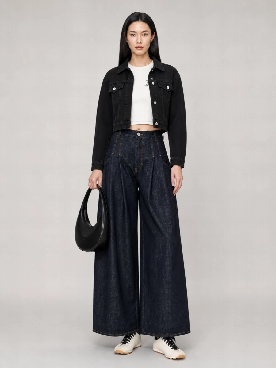 Jacquemus Denim Belted Jacket