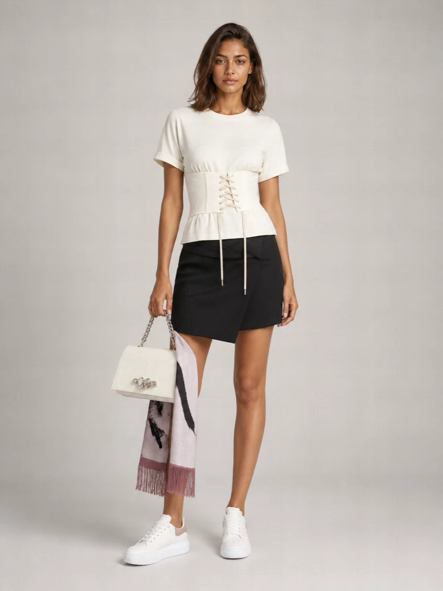 Alexander Mcqueen Leather Oversized Low-Top Sneakers