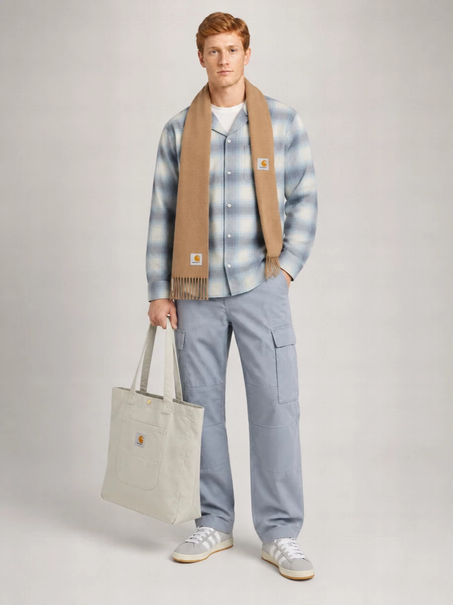 Carhartt Wip Checked Long-Sleeve Bowling Shirt