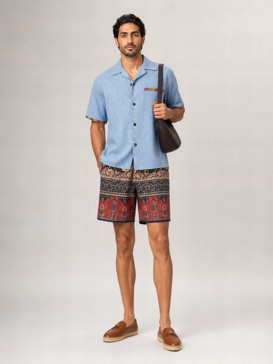Valentino Garavani Printed Tailored Shorts