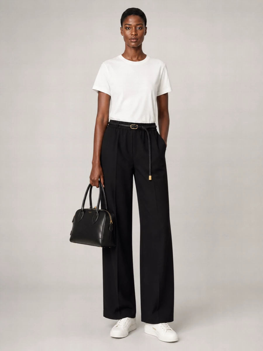 Golden Goose W's Jogging Pant Brittany Light Dry Wool Gabardine